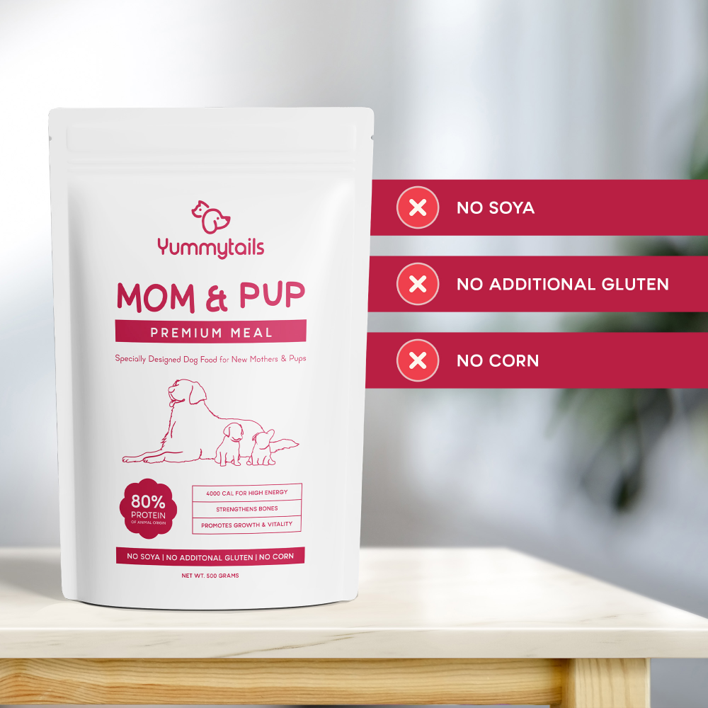 Yummytails Mother and Puppy Dog Food Kibble