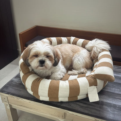 Nesting Nook Dog Bed — Oat Blue