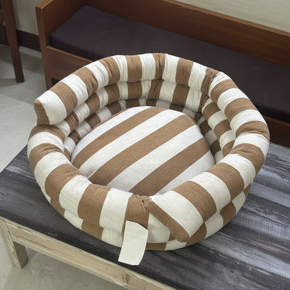 Nesting Nook Dog Bed — Oat Blue