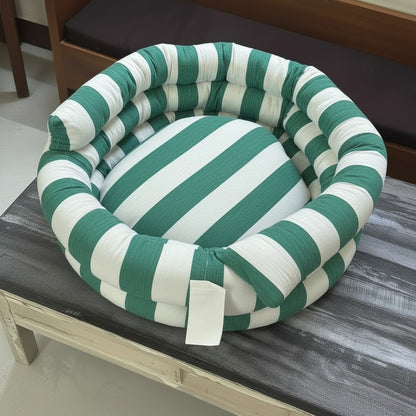 Nesting Nook Dog Bed — Oat Blue