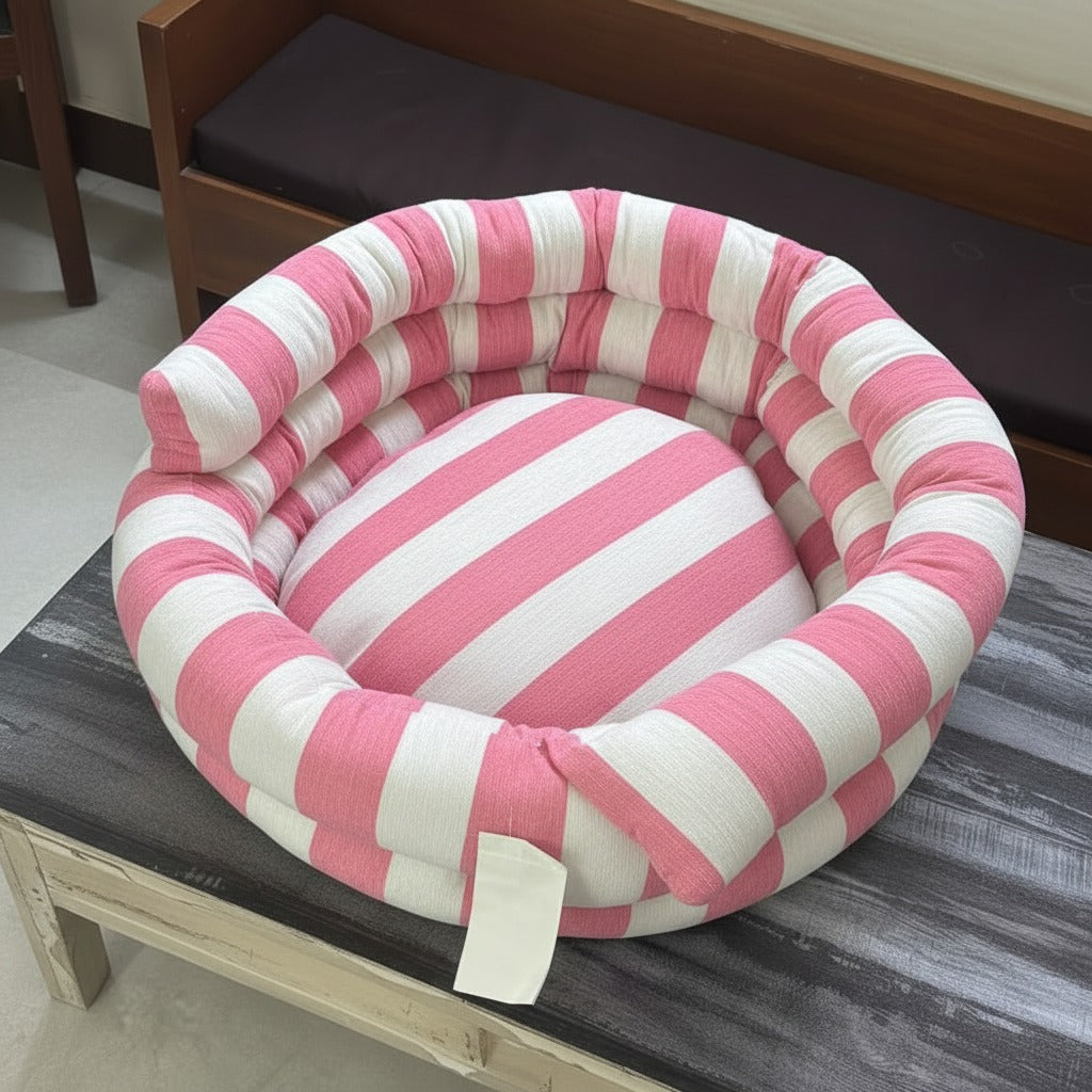 Nesting Nook Dog Bed — Oat Blue